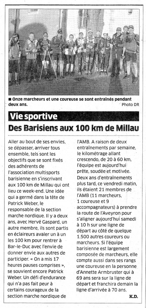 article 100km Millau 2015